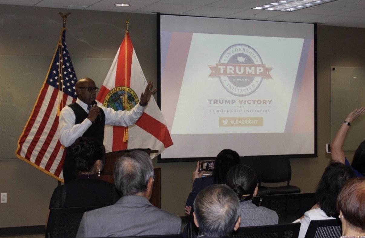 Dr. Dexter King speaking at a leadership event